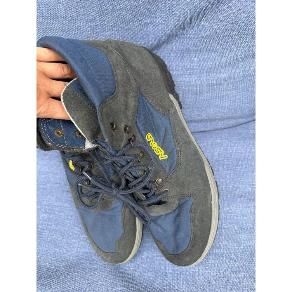 ASOLO Mens Hiking Boots size 13 blue/black